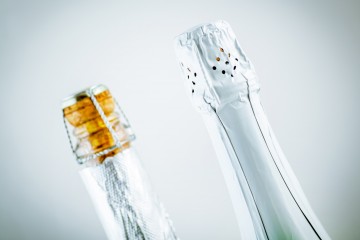 two neck of a bottle